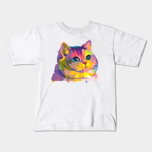 Heavy Breathing Cat Meme Kids T-Shirt